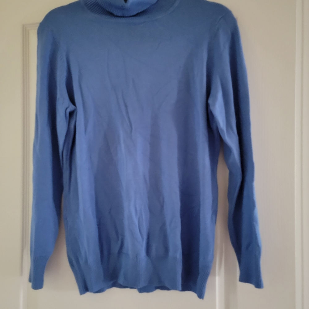 Periwinkle Turtleneck Sweater